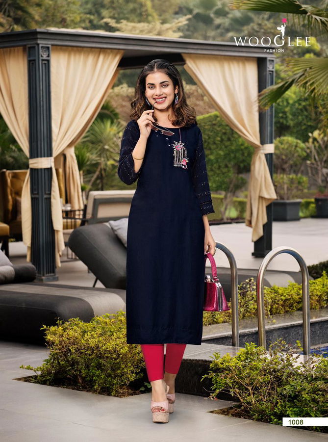 Wooglee Maryam Heavy Designer Ethnic Wear Latest Kurti Collection